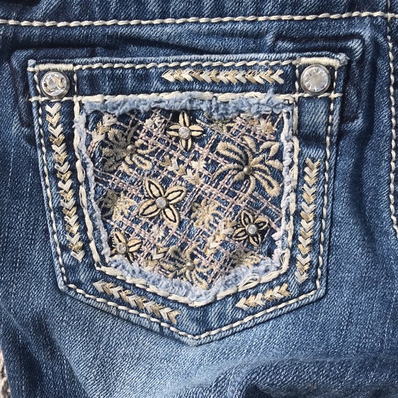 Miss Me Girls Capri Size 7 Very Nice - Picture 9 of 10